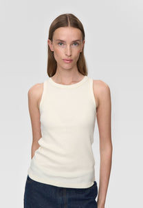 Light Gray גופיית סריג לנשים Lila Tank Top MINIMUM