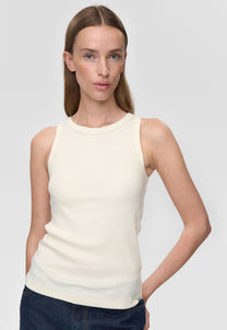 Light Gray גופיית סריג לנשים Lila Tank Top MINIMUM