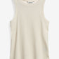 Light Gray גופיית סריג לנשים Lila Tank Top MINIMUM