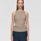 Dark Slate Gray גופיית סריג לנשים Lila Tank Top MINIMUM