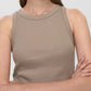 Rosy Brown גופיית סריג לנשים Lila Tank Top MINIMUM