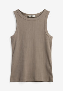 Rosy Brown גופיית סריג לנשים Lila Tank Top MINIMUM
