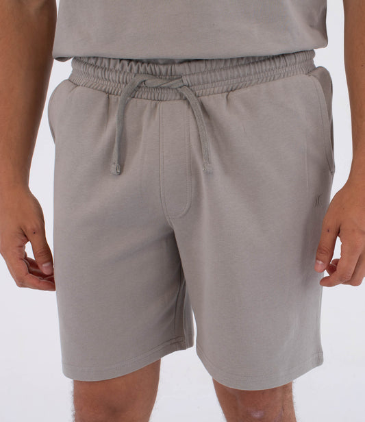 Light Slate Gray מכנסי פליז קצרים לגברים Low Tide Fleece HURLEY