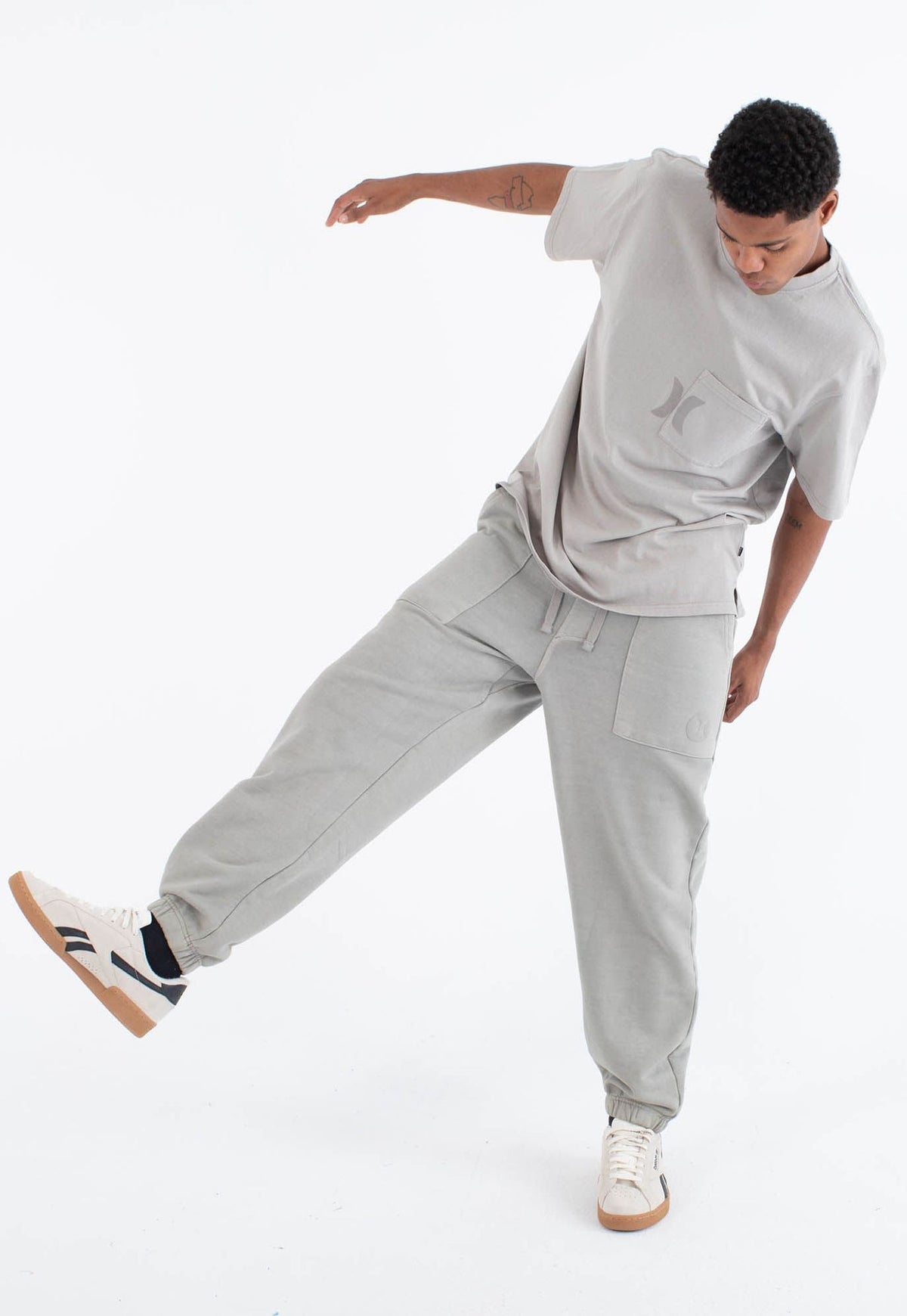 White Smoke מכנסי טרנינג Craft Sweat לגברים HURLEY