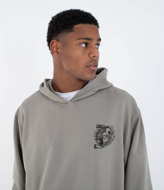 Light Gray קפוצ'ון לגברים Tattoo HURLEY