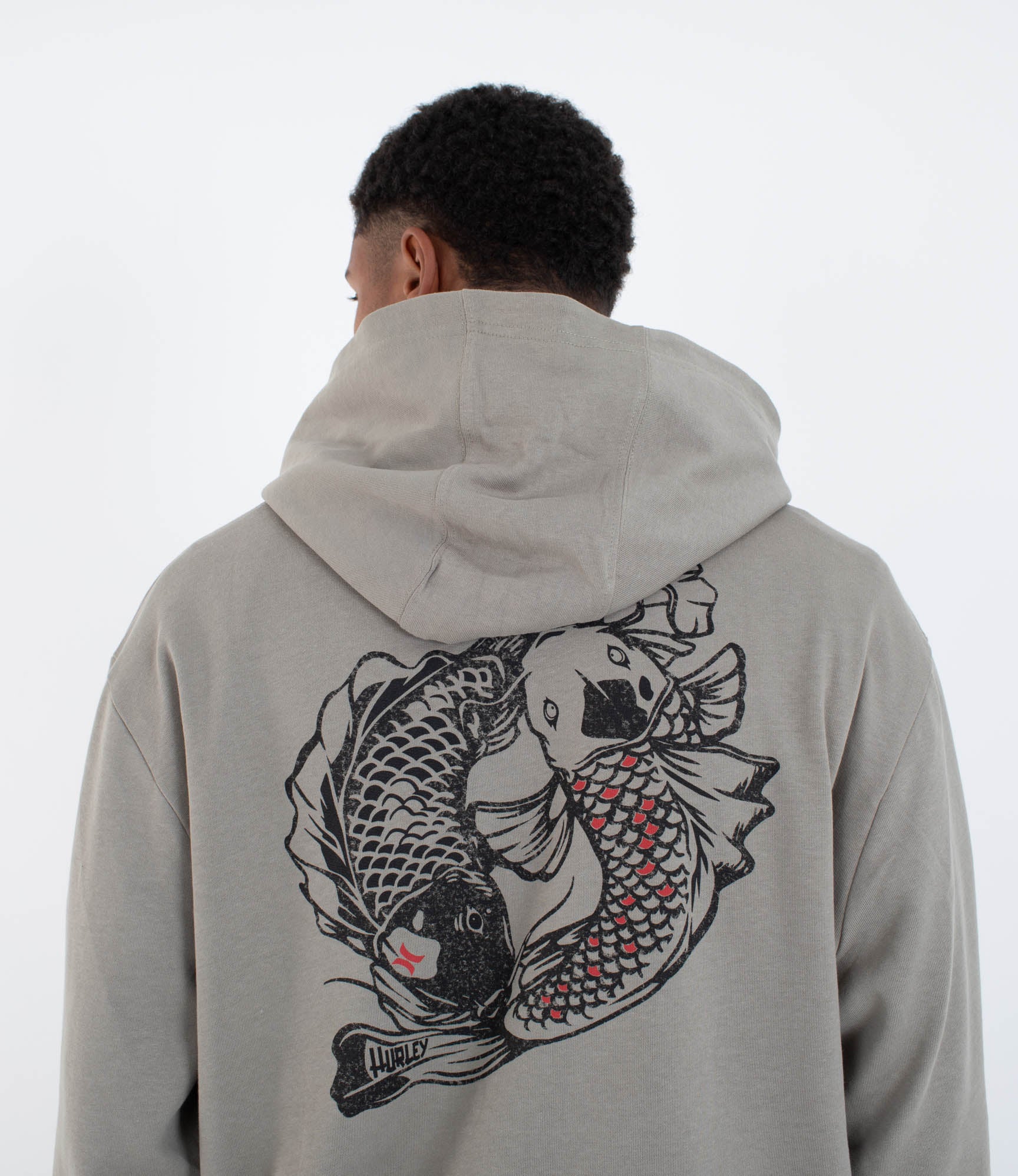 Gray קפוצ'ון לגברים Tattoo HURLEY