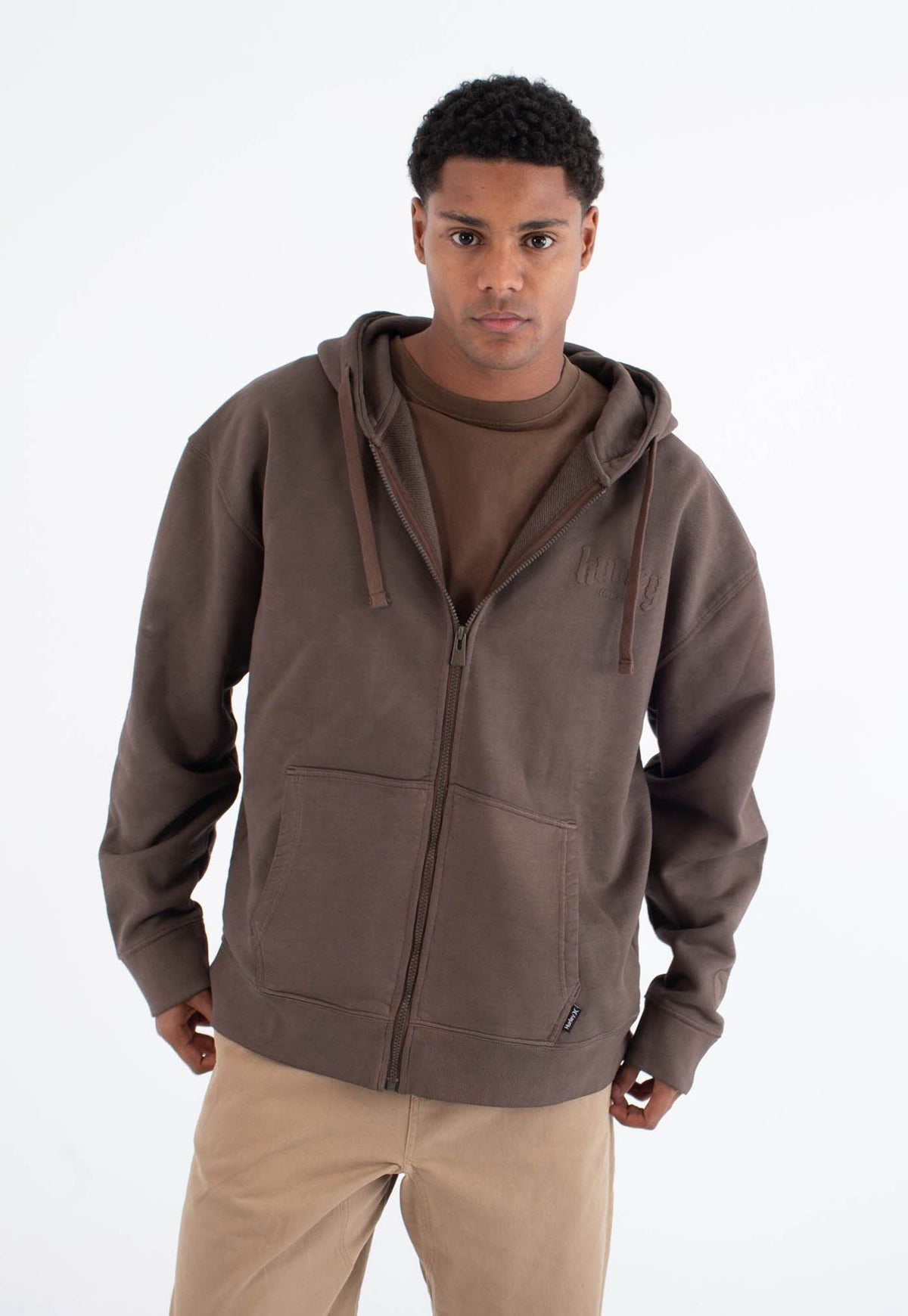White Smoke קפוצ'ון Craft Zip לגברים HURLEY