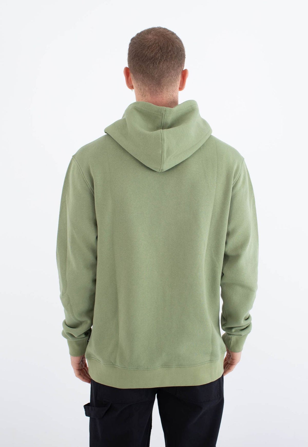 White Smoke קפוצ'ון Fleece Top Printing Press O & O לגברים HURLEY