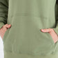 Dark Sea Green קפוצ'ון Fleece Top Printing Press O & O לגברים HURLEY