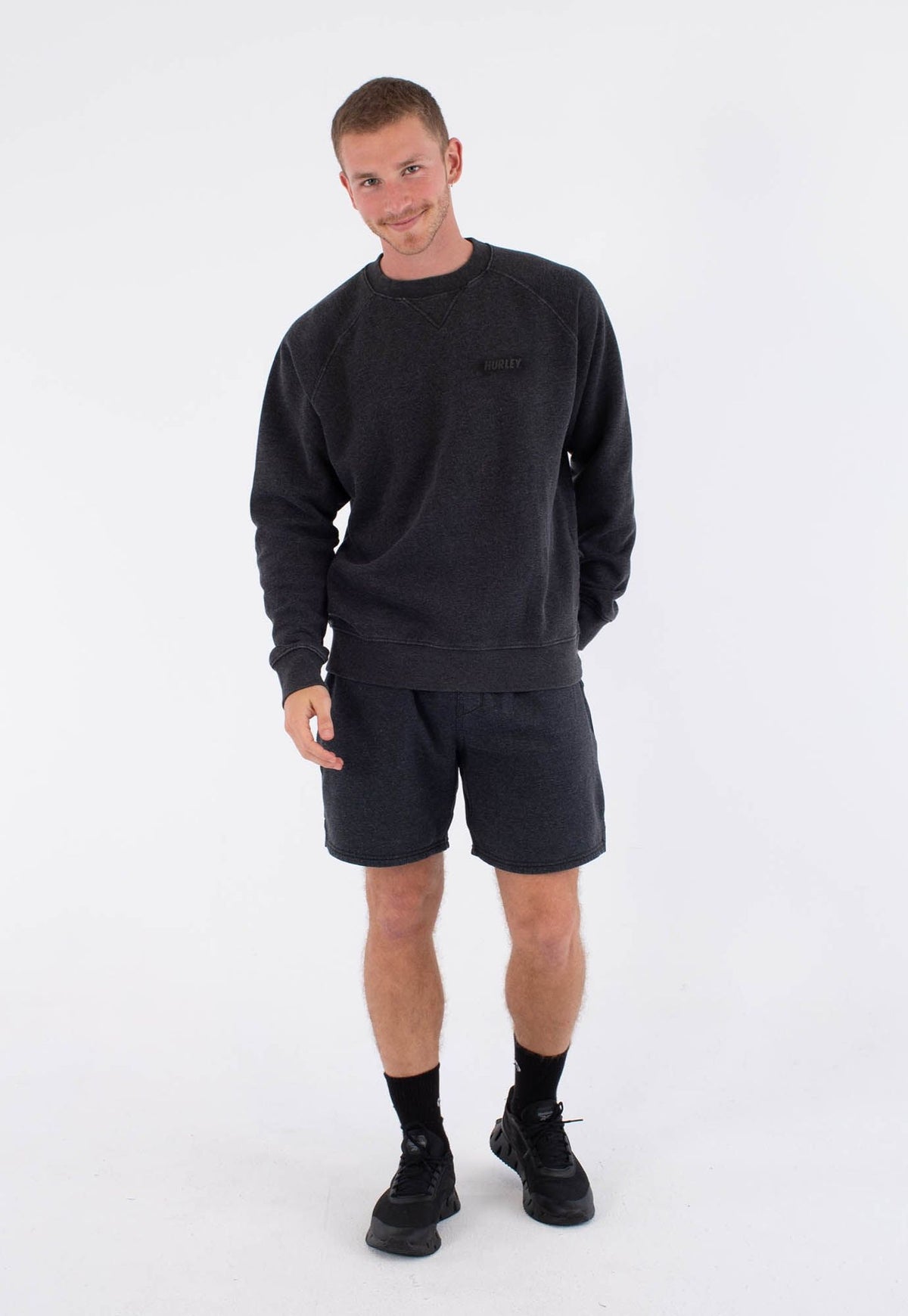 Dark Slate Gray סווטשירט TR לגברים HURLEY