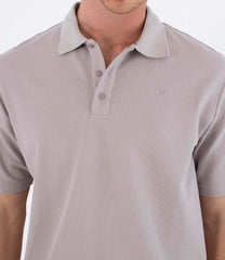 Dark Gray חולצת פולו קצרה לגברים Icon Polo HURLEY