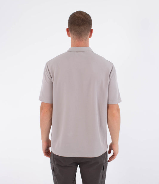 Dark Gray חולצת פולו קצרה לגברים Icon Polo HURLEY