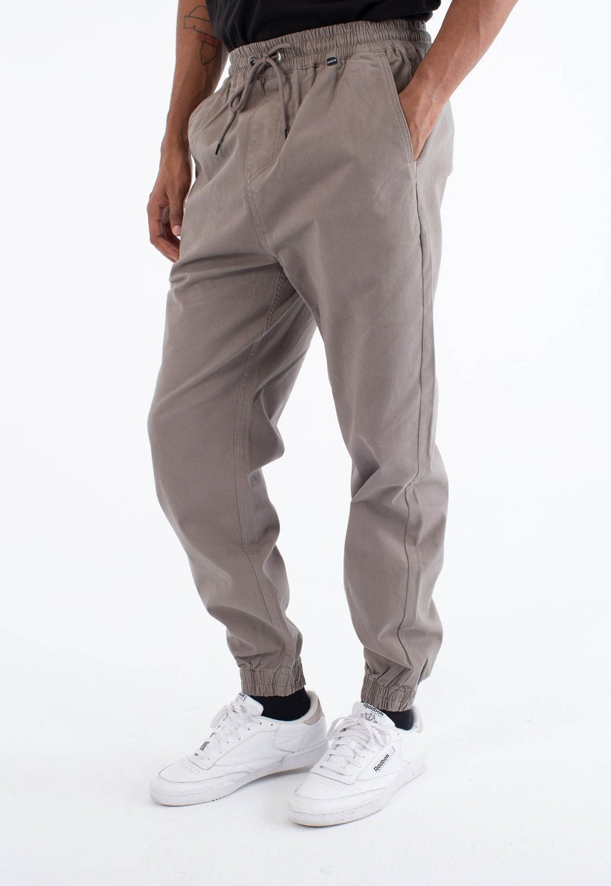 White Smoke מכנסיים ארוכים Jogger לגברים HURLEY