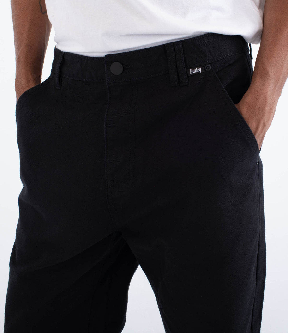 Black מכנסיים ארוכים B999 Tradesman Relax לגברים HURLEY