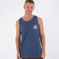 Dark Slate Gray גופייה לגברים Printing Press Fomo Tank HURLEY