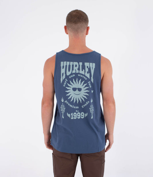 Lavender גופייה לגברים Printing Press Fomo Tank HURLEY