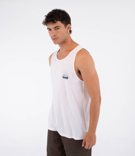 Lavender גופייה לגברים Printing Press Surfwar HURLEY
