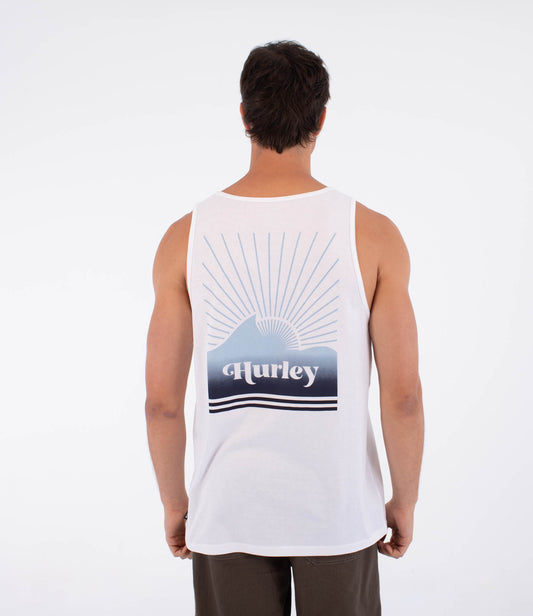 Lavender גופייה לגברים Printing Press Surfwar HURLEY