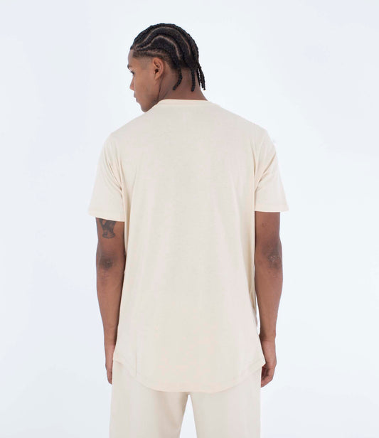 Light Gray טי שירט קצרה לגברים Low Tide HURLEY