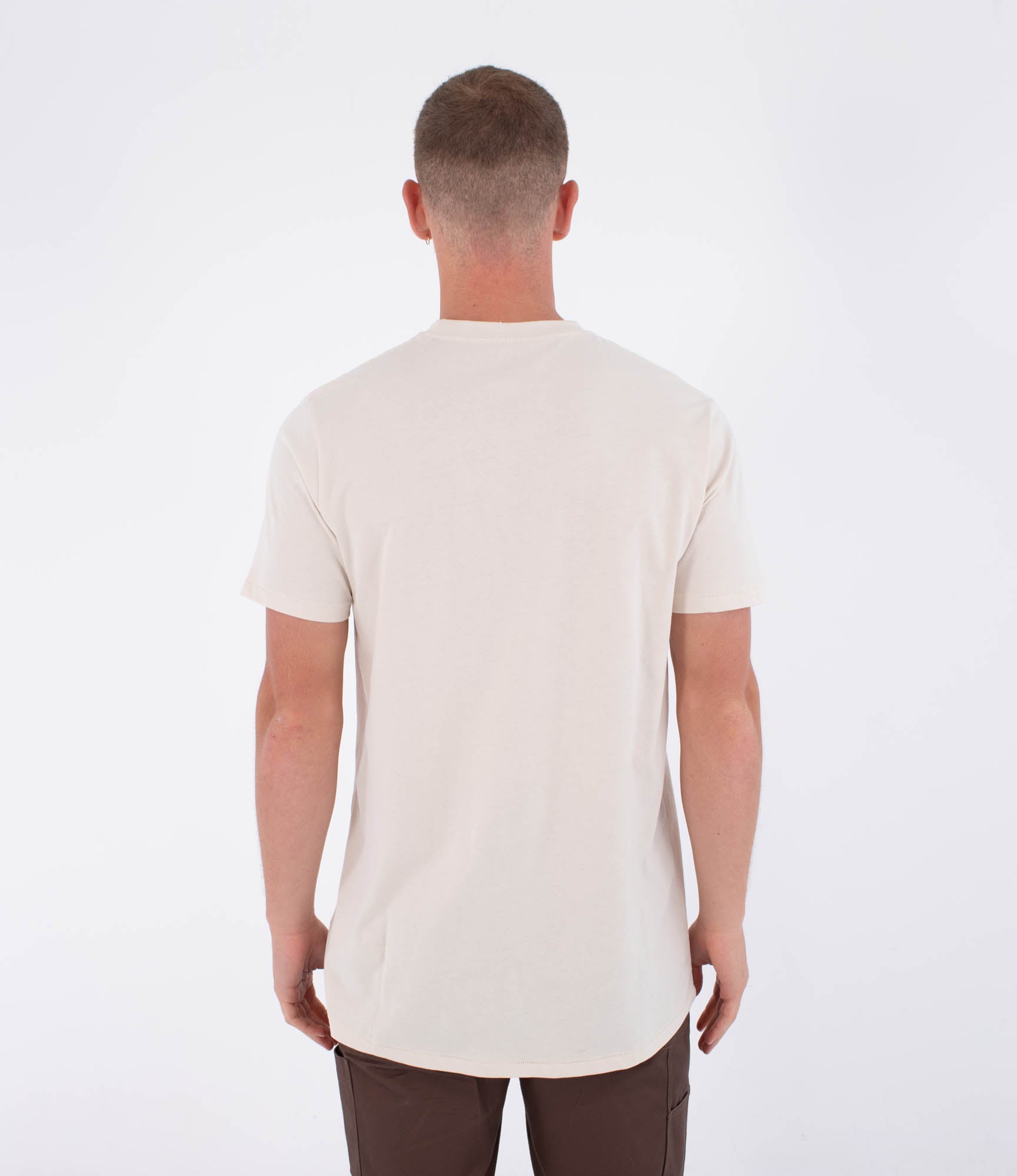 Light Gray טי שירט עם כיס לגברים Low Tide Pocket HURLEY