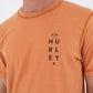 Sandy Brown טי שירט אוברסייז לגברים Sider Dinosaur HURLEY