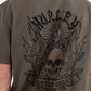 Dark Slate Gray טי שירט קצרה Built Eagle לגברים HURLEY