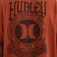 Saddle Brown טי שירט קצרה Built Live Fast לגברים HURLEY