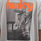 Dark Gray טי שירט קצרה Craft Halftone לגברים HURLEY