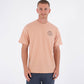 Light Pink טי שירט קצרה לגברים Printing Press Evy Beach HURLEY