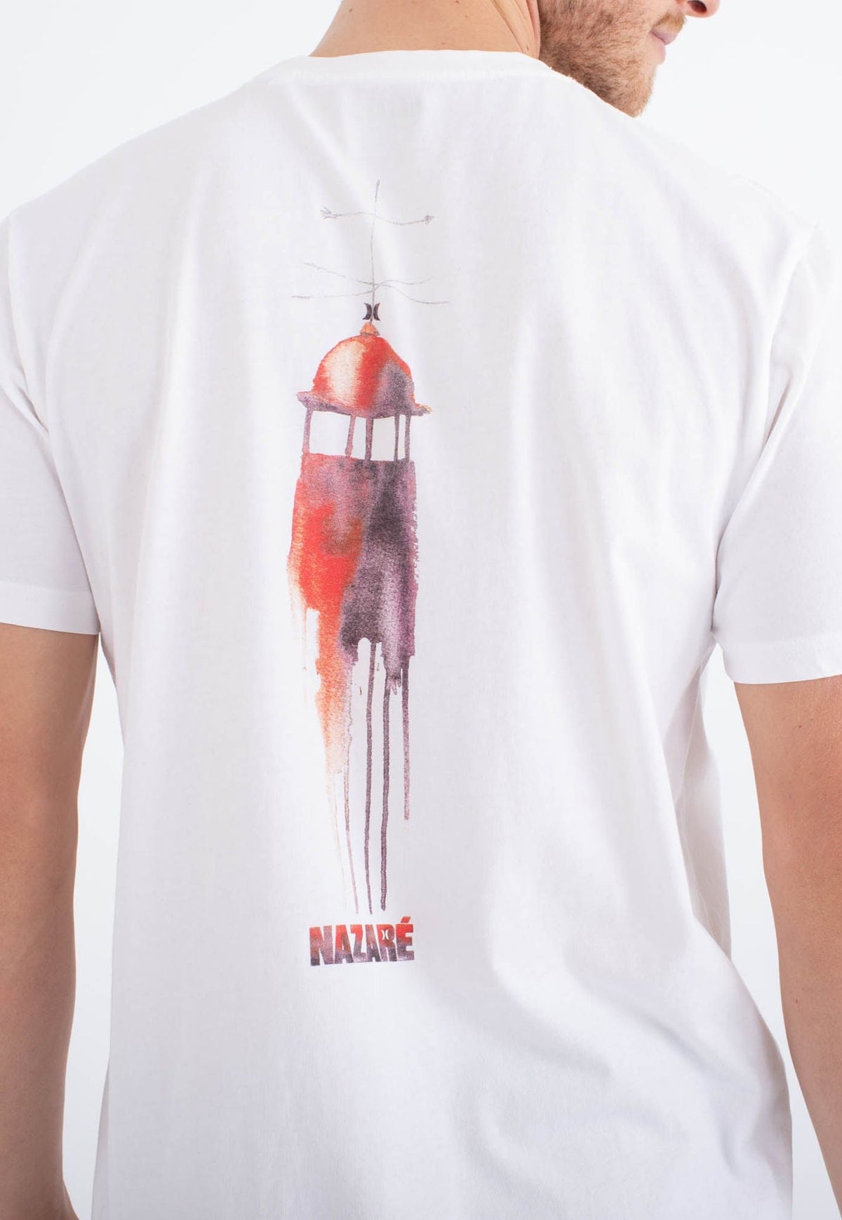 Lavender טי שירט קצרה Nazare Faro לגברים HURLEY