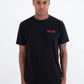 Black טי שירט קצרה Nazare Small Script לגברים HURLEY