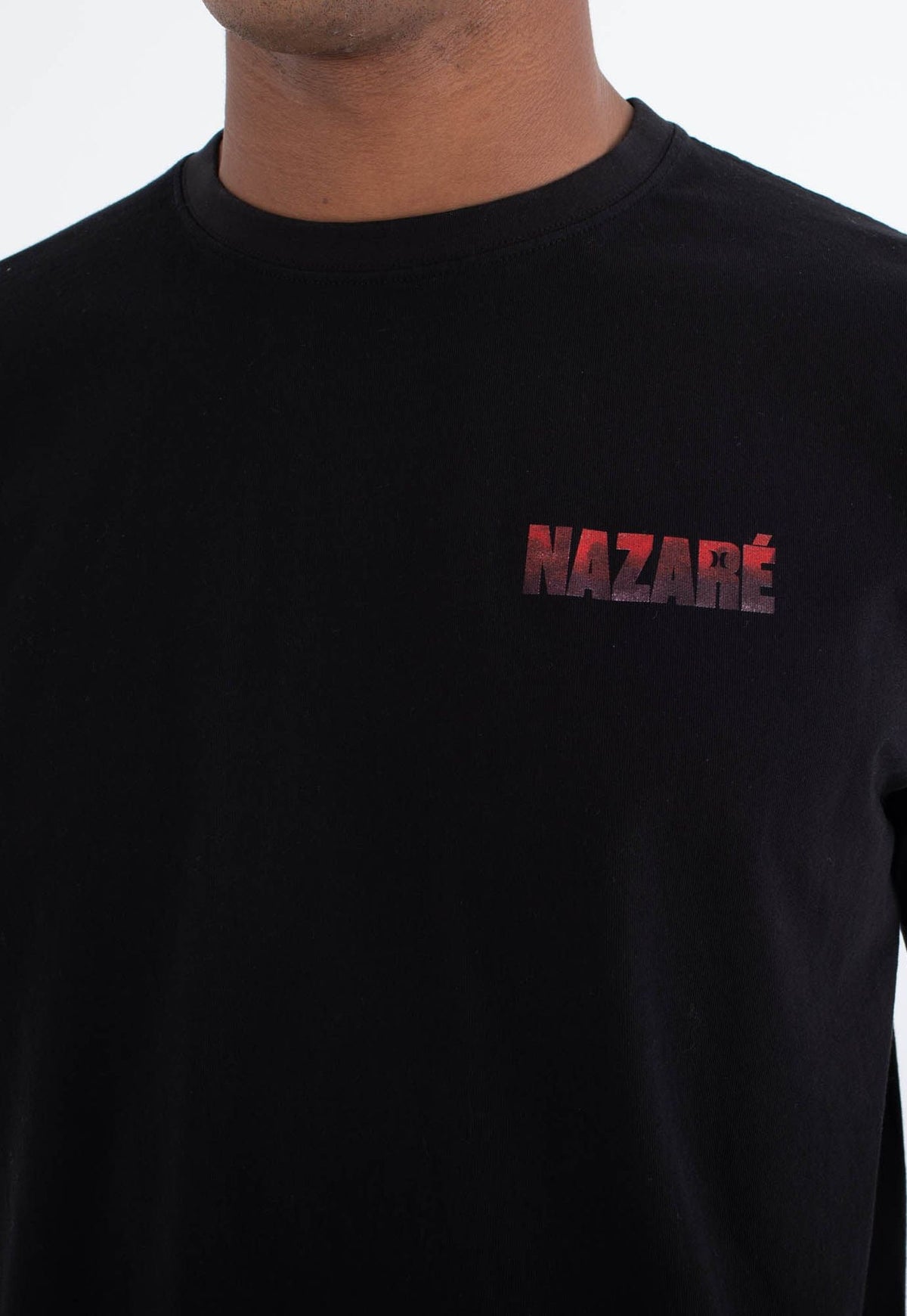 Black טי שירט קצרה Nazare Small Script לגברים HURLEY