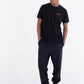 White Smoke טי שירט קצרה Nazare Small Script לגברים HURLEY