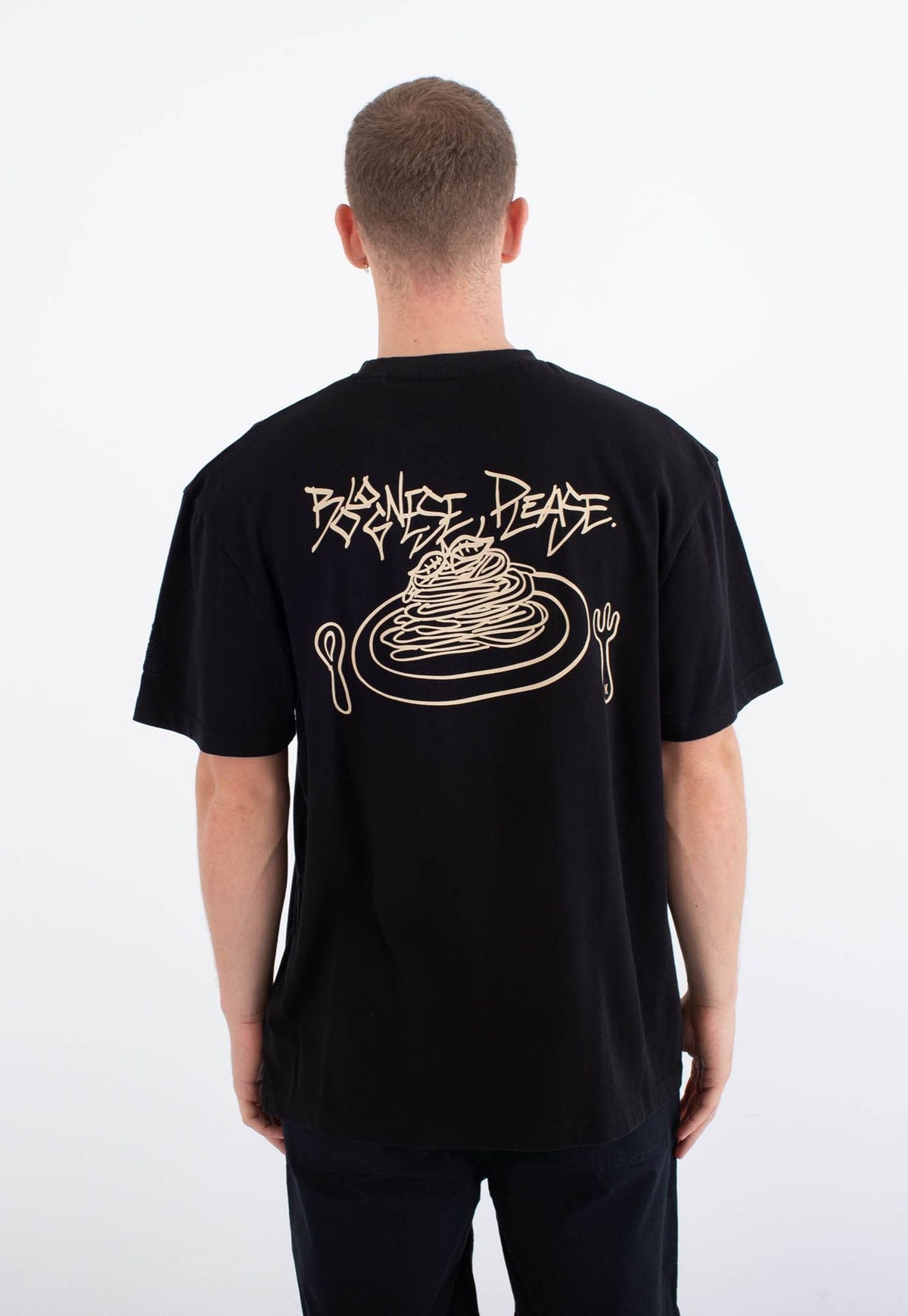 White Smoke טי שירט קצרה 048 Pasta יוניסקס HURLEY