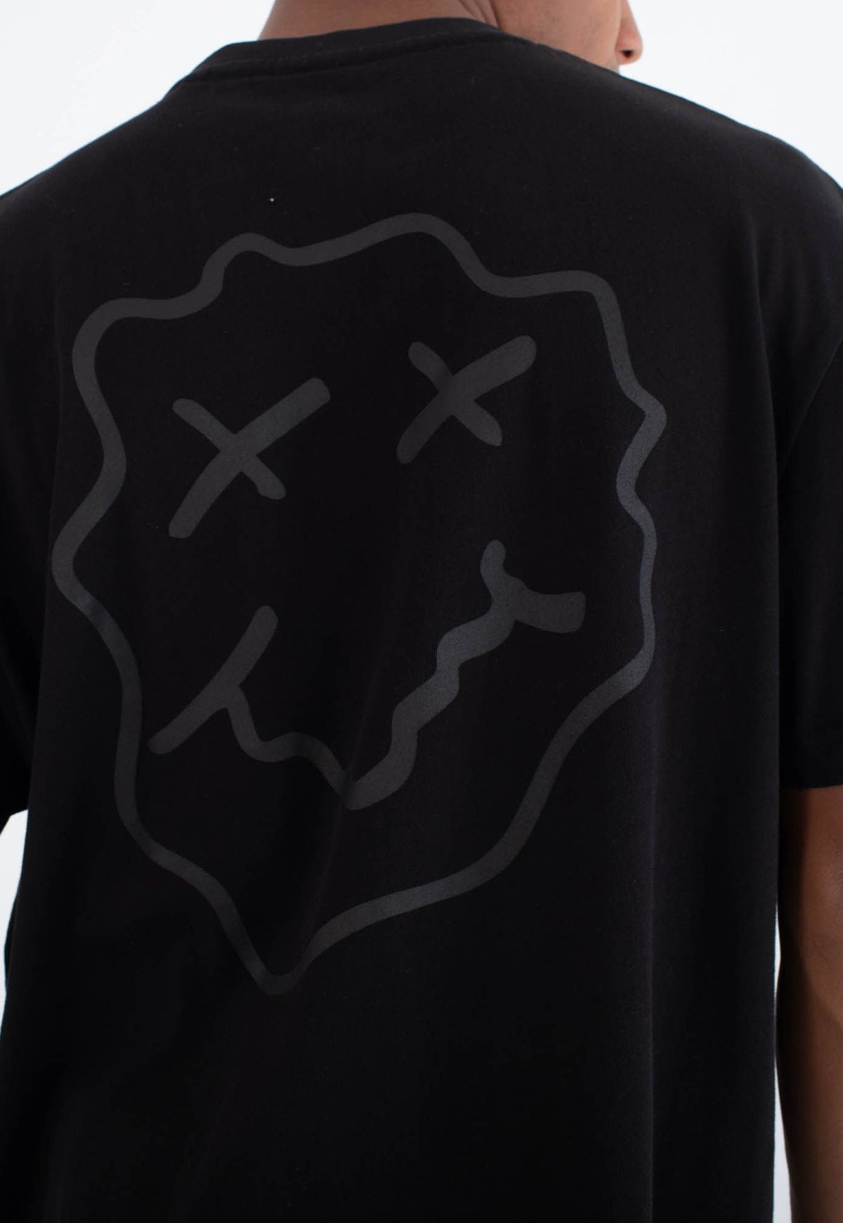 Black טי שירט קצרה 048 Smile יוניסקס HURLEY