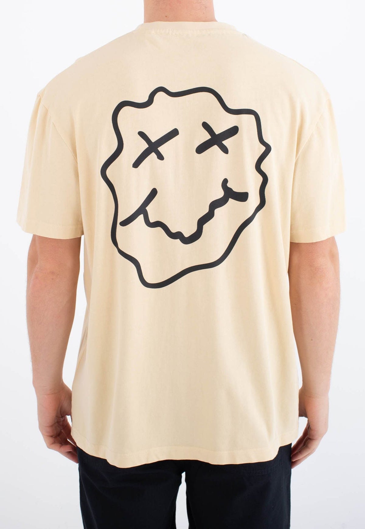 Light Gray טי שירט קצרה 048 Smile יוניסקס HURLEY