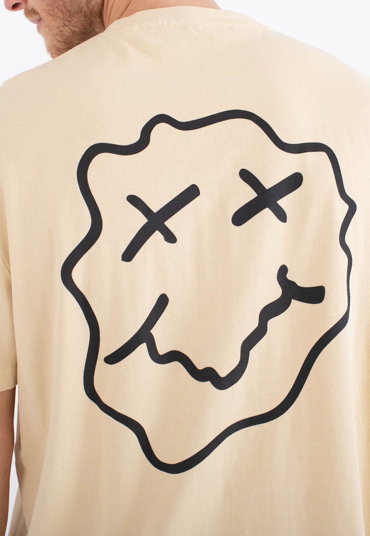 Light Gray טי שירט קצרה 048 Smile יוניסקס HURLEY