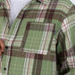Slate Gray חולצה מכופתרת קצרה Axe Flannel לגברים HURLEY