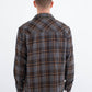 White Smoke חולצה מכופתרת קצרה Axe Flannel לגברים HURLEY