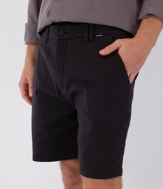 Black מכנסי Walkshort לגברים H2O-Dri Coastal 19" HURLEY