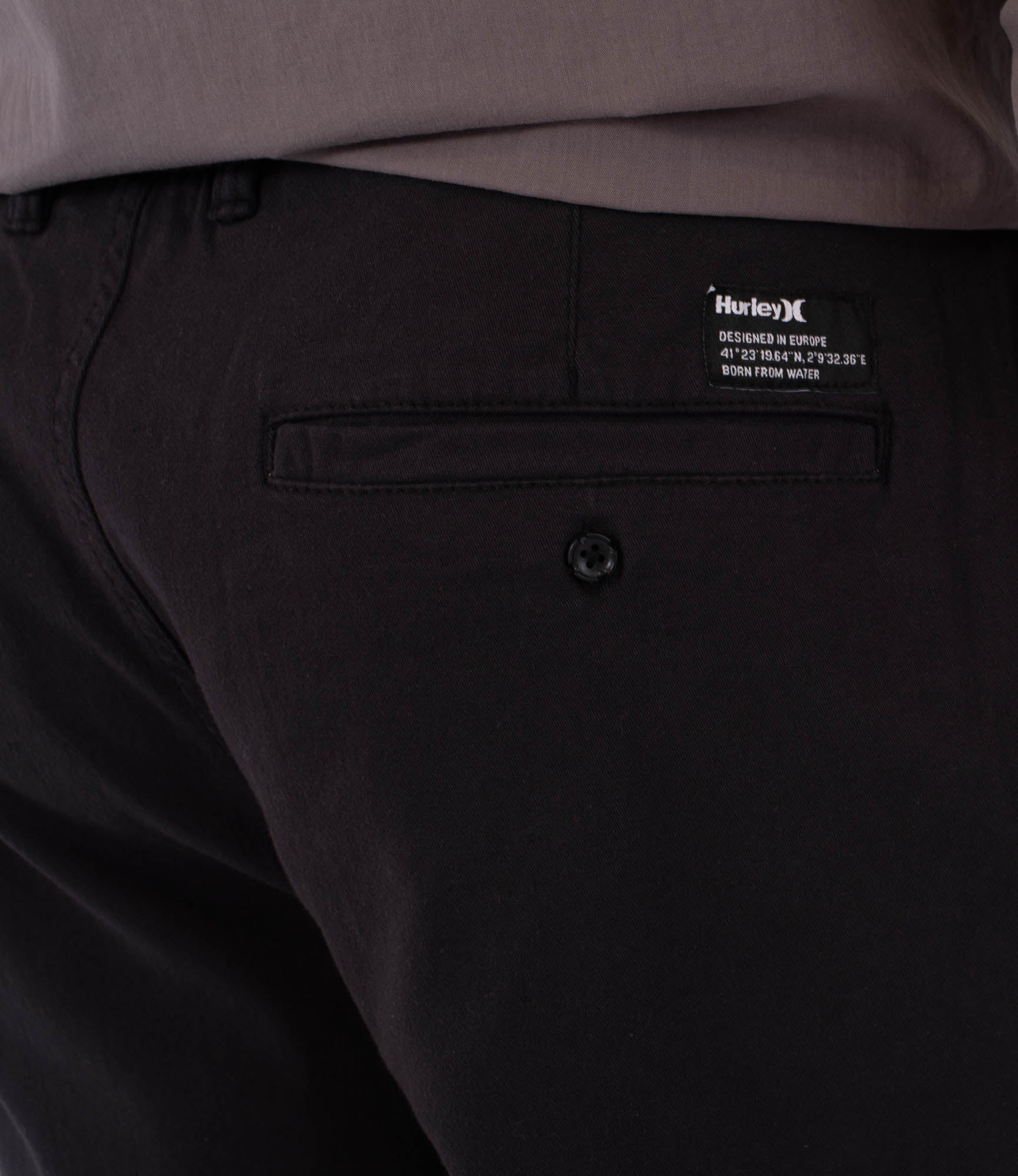 Black מכנסי Walkshort לגברים H2O-Dri Coastal 19" HURLEY