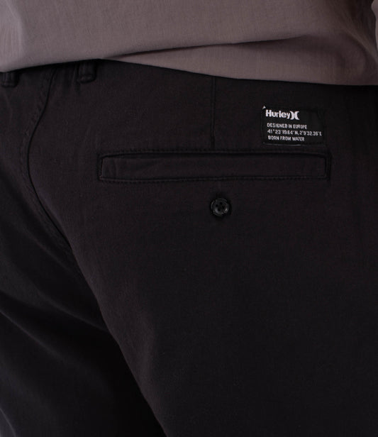 Black מכנסי Walkshort לגברים H2O-Dri Coastal 19" HURLEY