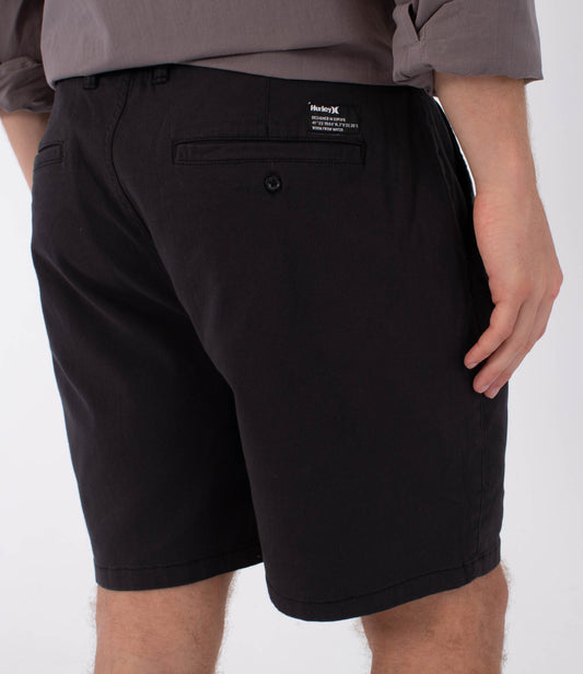 Black מכנסי Walkshort לגברים H2O-Dri Coastal 19" HURLEY