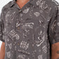 Dim Gray חולצה מכופתרת קצרה לגברים Etam Woven HURLEY