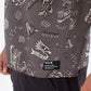 Dim Gray חולצה מכופתרת קצרה לגברים Etam Woven HURLEY