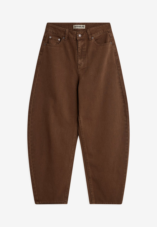 Dark Olive Green ג'ינס Minimum Maria HW לנשים MINIMUM