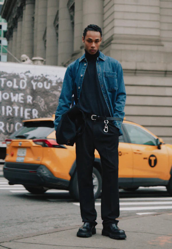 Slate Gray מכנסיים ארוכים לגברים Mathew MINIMUM