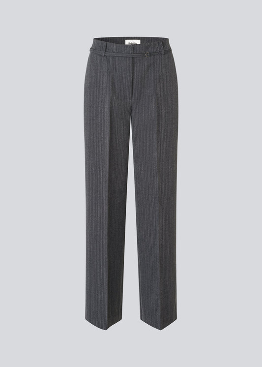 Dark Slate Gray מכנסיים מחויטים לנשים Birna MODSTROM