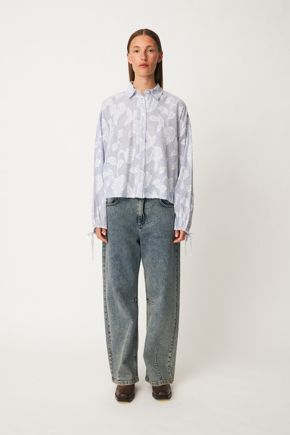 Lavender חולצה מכופתרת ארוכה לנשים Cristan MODSTROM