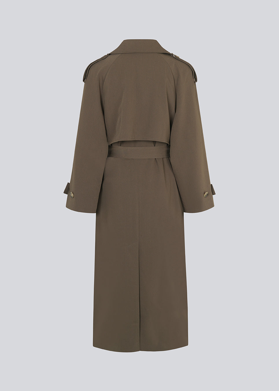 Dark Olive Green מעיל טרנץ׳ לנשים Evie MODSTROM
